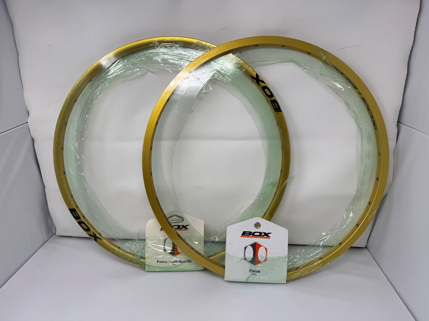 Pair BOX Focus 451 Gold Rims 28H – Front & Rear Set